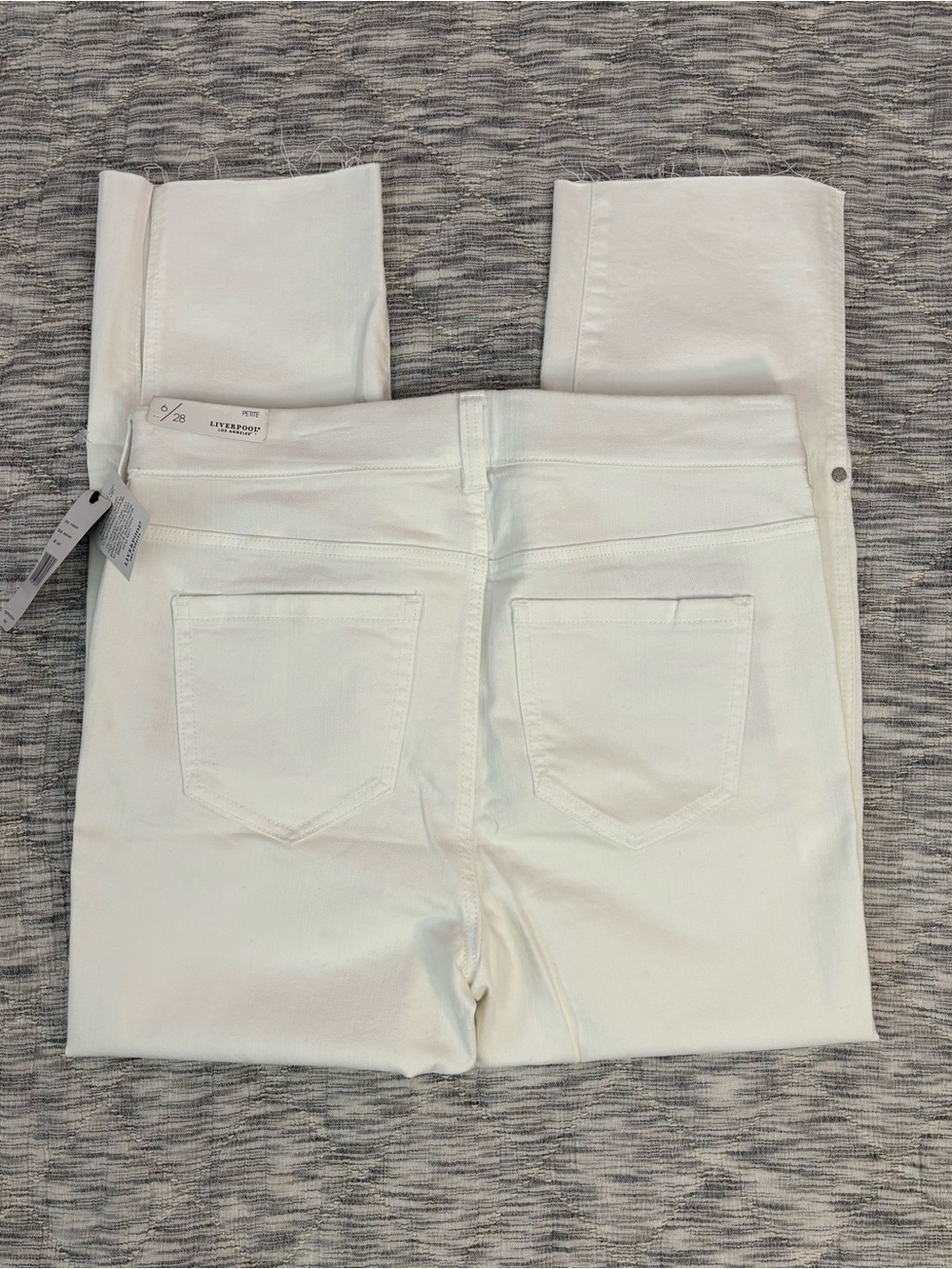 Liverpool The Glider Cropped Pull-On Jeans Sz 6/28 Petite NWT - - Picture 10 of 11